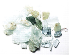 50cts Aquamarine crystal specimen rough mixed Brazil - Pakistan # 9 picture
