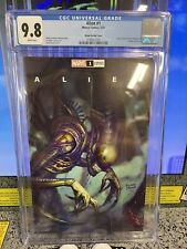 2021 Marvel Comics Alien #1 Brown Variant Cover Graded CGC 9.8 White Pages picture