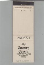 Matchbook Cover The Country Tavern Southbury, CT picture