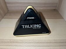 Vintage 80s Pyramid Talking Alarm Clock. Missing Battery Cover Prop  picture
