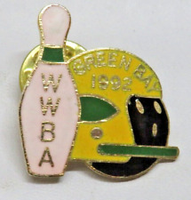 WWBA 1992 Bowling Association Lapel Pin Pinback Green Bay picture