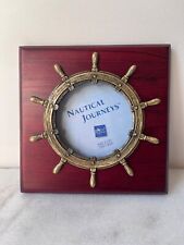 Vintage Russ Nautical Journeys Picture Frame 3 1/4”× 3 1/4 “ picture