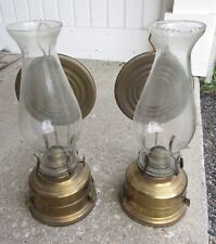 Pair of Vintage Brass Wall  Lamps Lanterns Made in Germany 9