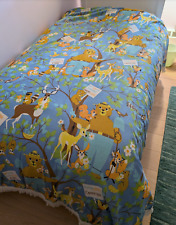 Vintage Rare SMOKEY THE BEAR Forest Friends 1972 Fieldcrest Bed Spread Twin picture