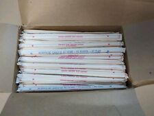 Vintage Warren Sanitary Co Milk Bottle Paper Wrapped Straws NOS 500 Count picture