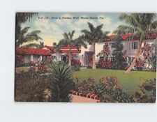 Postcard Over a Garden Wall Miami Beach Florida USA picture