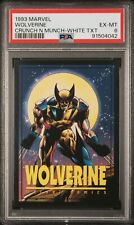 1993 Marvel Crunch N' Munch Wolverine PSA 6 EX-MT White Text Rare highest grade picture