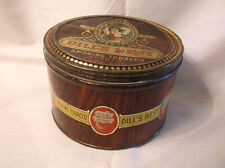 Vintage Dill's Best Smoking Tobacco Rubbed Cube Tin 6