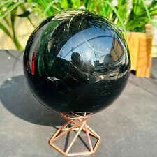 4.07LB TOP Natural obsidian quartz ball hand carved crystal sphere healing picture
