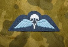 Vintage British RAF Regiment Embroidered Cloth Airborne Parachute Wings picture