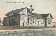 WY, Douglas, Wyoming, Burlington Railroad Depot, Exterior View, Teich No RH6667 picture