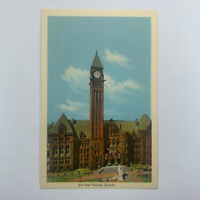Postcard Canada Toronto Ontario Canada City Hall 1940s Unposted picture