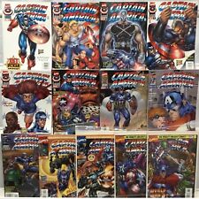 Marvel Comics Captain America Vol 2 #1-13 Complete Set Signed By Rob Liefeld picture