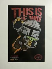 Star Wars: Mandalorian This Is The Way Nate Made It Print Megacon Print Art picture