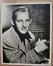 BING CROSBY,  Vintage, Hand signed AUTOGRAPH, 1945 HOLLYWOOD ORIGINAL PHOTO picture