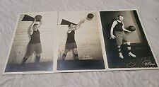 Lot Of 3 Antique Early 1900s Boys Basketball Player RPPC Post Cards picture