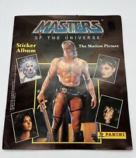 Masters Of The Universe 1987 Panini Sticker Album- Partially Complete picture