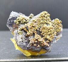 Fluorite & Chalcopyrite 89 grams - Bergmännisch Glück Mine, Frohnau, Germany picture