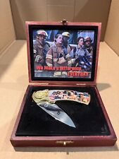 #29 FRANKLIN MINT: Firefighters Folding Knife With Commemorative Box picture