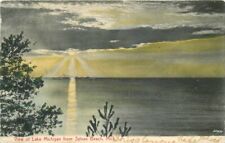 1907 View Lake Michigan Sylvan Beach #A37279 Postcard Pitkin 20-4213 picture
