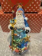 Christopher Radko Christmas Ornament - Seas The Day Santa NEW picture
