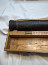 1941 U S Navy Spyglass Quartermaster Mark I 16 Power With Wooden Case picture