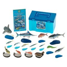 COLORATA Saltwater Fish Figures Deluxe Set 15 Types Box Included Educational Toy picture