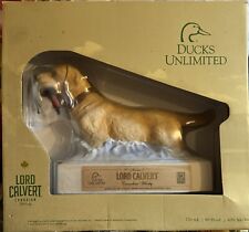 Lord Calvert Ducks Unlimited Series Decanter Yellow Dog, Seal Unbroken picture