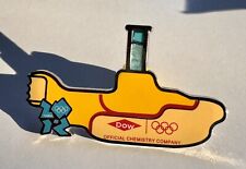 Olympic Pin 2012 London Dow Chemical Yellow Submarine Beatles UNIQUE picture
