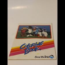 Sea World 1983 Vintage Coloring Book Shamu Dolly Dolphin Pete Penguin   picture