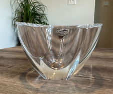 ORREFORS Sweden Clear Crystal Bowl Vase picture