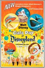 Walt Disney Disney's Gala Day at Disneyland Vintage Movie Poster One Sheet 1960 picture