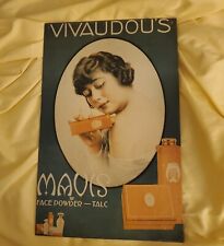 Reproduction of The Famous 1919 Vivaudou's Mavis Face Powder Magazine Ad... SIGN picture