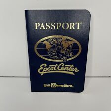 Vintage 90's Walt Disney World Epcot Center Passport picture