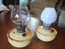 Pair Vintage Kelly Oil Paraffin Lamps picture