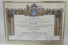 1980 Certificate From Queen Elizabeth The Royal Variety Performance Lilian Gish picture