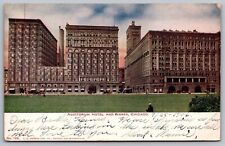 Auditorium Hotel Annex Chicago IL Illinois Antique Postcard PM Chi Went RPO UDB picture