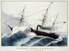 Photo:U.S. steam frigate Mississippi,in the Gulf of Mexico,March 1847 picture