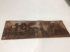 1927 Kansas license Plate Tag# 196-122 picture