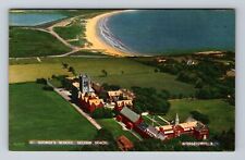 Middletown RI-Rhode Island, St George's School, Second Beach Vintage Postcard picture