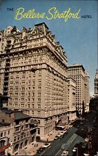 Bellevue Stratford Hotel ~ Philadelphia Pennsylvania ~ street view 1960s cars picture