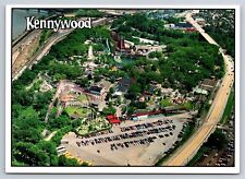 Postcard PA Kennywood Amusement Park Aerial View Of Park Coaster Capital AU10 picture