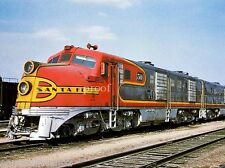Santa Fe Chief photo Locomotive 50A  DL-109 ATSF Railroad train KC Mo Color picture