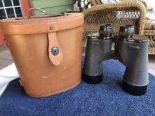 WW2 Bausch & Lomb M7 (1942) F.J.A. 7x50 Binoculars W/ Leather Case picture