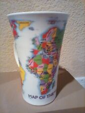 Dunoon Map Of The World stoneware coffee mug picture