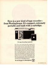 1964 Westinghouse Miniature Cartridge Tape Recorder Communicator Series Print Ad picture