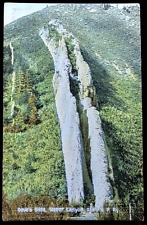Postcard Weber Canyon, Utah Devil's Slide Limestone Landscape Formations picture