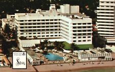 Postcard FL Miami Beach Florida Sans Souci Hotel 1954 Chrome Vintage PC J3291 picture