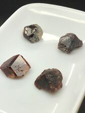 Amazing Spessartine etched Garnet 4 pieces having beautiful color and luster picture