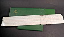 Vintage AW Faber-Castell 111/98 Elektro Slide Ruler-In Case-Made In Germany picture